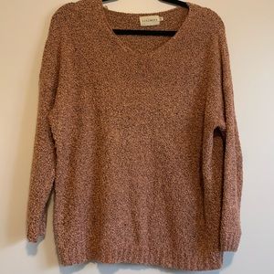 Dreamers rusty orange knit sweater